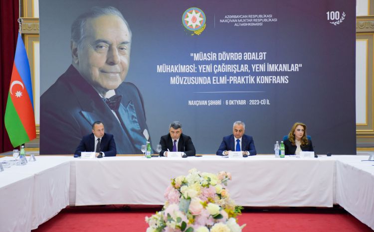 “Müasir dövrdə ədalət mühakiməsi:Yeni çağırışlar, yeni imkanlar” mövzusunda elmi-praktiki konfrans keçirilib<font color='red'> - YENİLƏNİB</font><font color=red> - FOTOLAR</font>