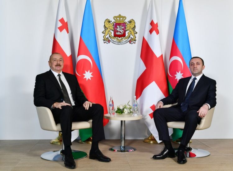 Azərbaycan Prezidenti İlham Əliyevin Gürcüstanın Baş naziri İrakli Qaribaşvili ilə təkbətək görüşü olub <font color='red'> - YENİLƏNİB</font><font color=red> - FOTOLAR</font>
