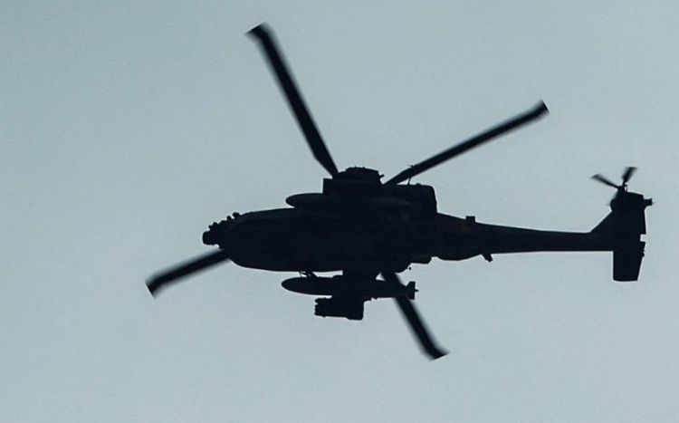 İsrail helikopteri sərhədi keçən yaraqlıları məhv edib