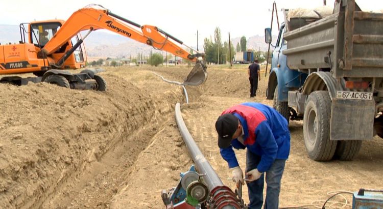 Sirab və Güznütdə əhalinin içməli su problemi həll edilir<font color=red> - VİDEO</font>