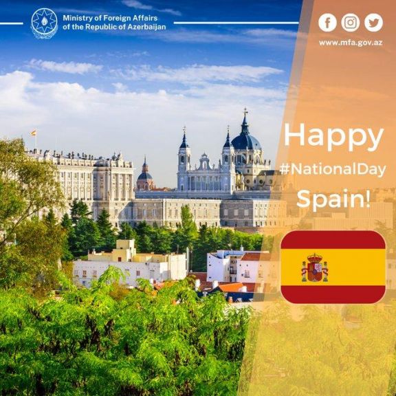 Azərbaycan XİN İspaniyanı təbrik edib