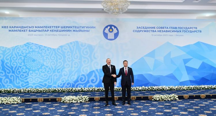 Prezident İlham Əliyev Bişkekdə keçirilən MDB Dövlət Başçıları Şurasının iclasında iştirak edir<font color='red'> - YENİLƏNƏCƏK</font><font color=red> - FOTOLAR</font>