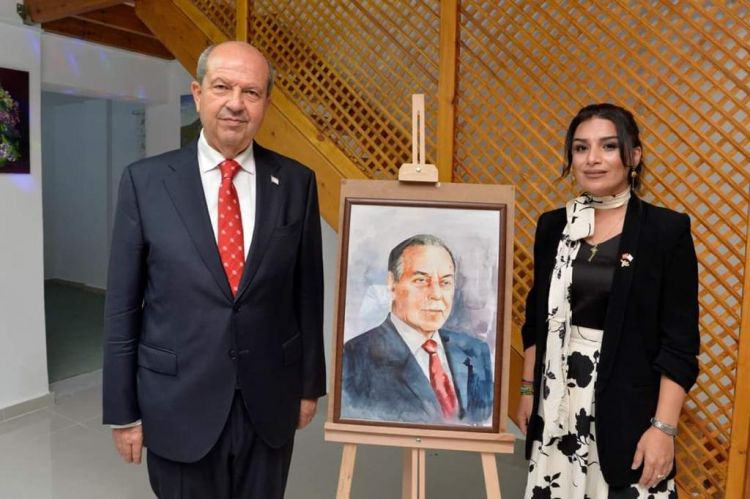 Həmyerlimizin Şimali Kiprdə rəsm sərgisi keçirilib<font color=red> - FOTOLAR</font>