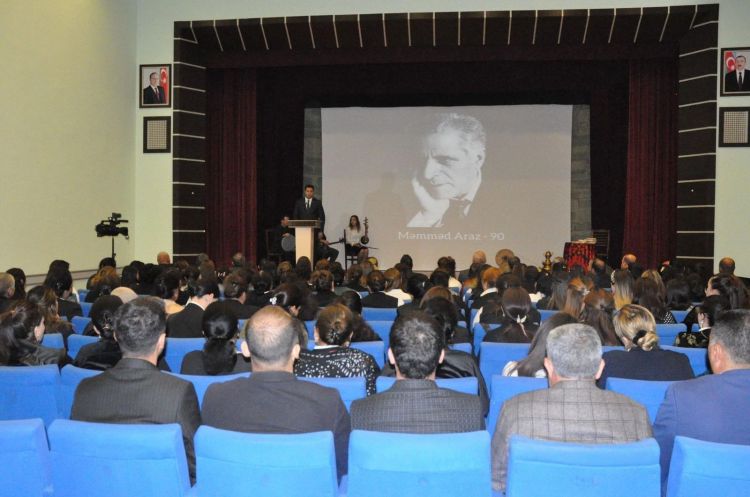 Babək Rayon Mədəniyyət Sarayında Məmməd Arazın yubileyi qeyd olunub<font color=red> - FOTOLAR</font>