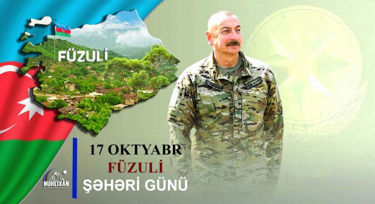  Bu gün Füzuli şəhəri günüdür