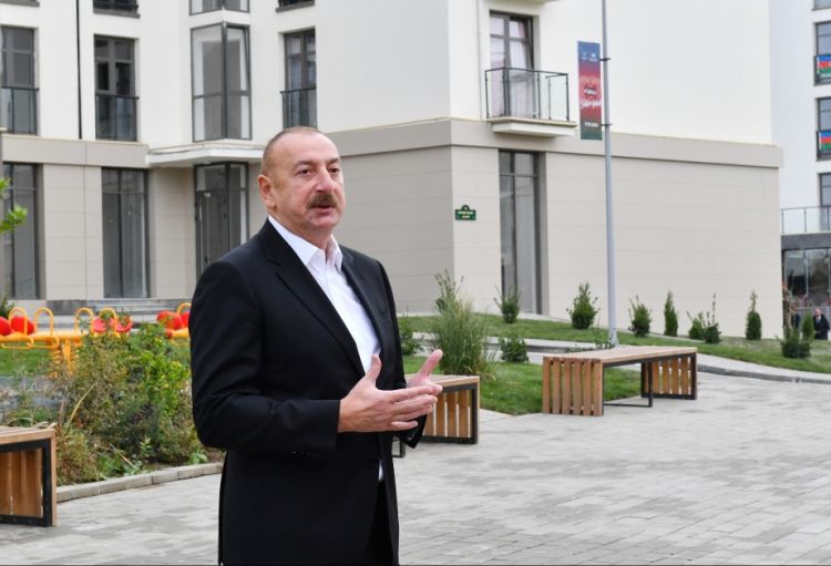 Azərbaycan Prezidenti: Biz birinci şəhərsalma layihəsini Füzulidə icra edirik