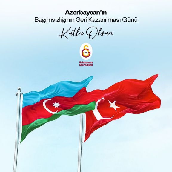 "Qalatasaray" klubu Azərbaycanı təbrik edib