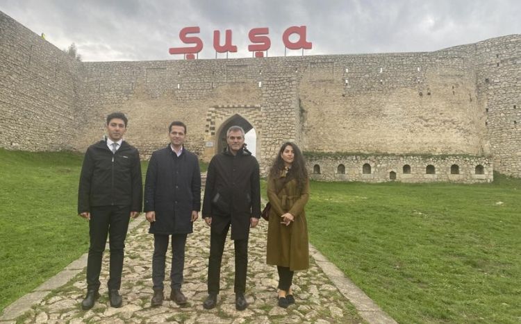 Türkiyə Böyük Millət Məclisinin nümayəndə heyəti Şuşada olub