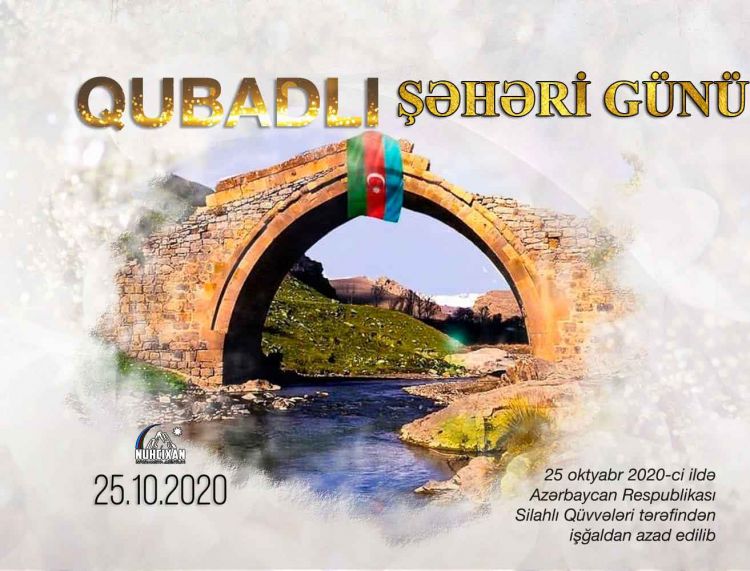 Qubadlı şəhərinin işğaldan azad olunmasından 3 il ötür