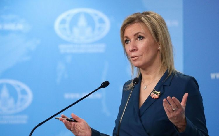 Zaxarova: “Bakı ilə İrəvan arasında münasibətlərin normallaşması istiqamətində təmasları alqışlayırıq”