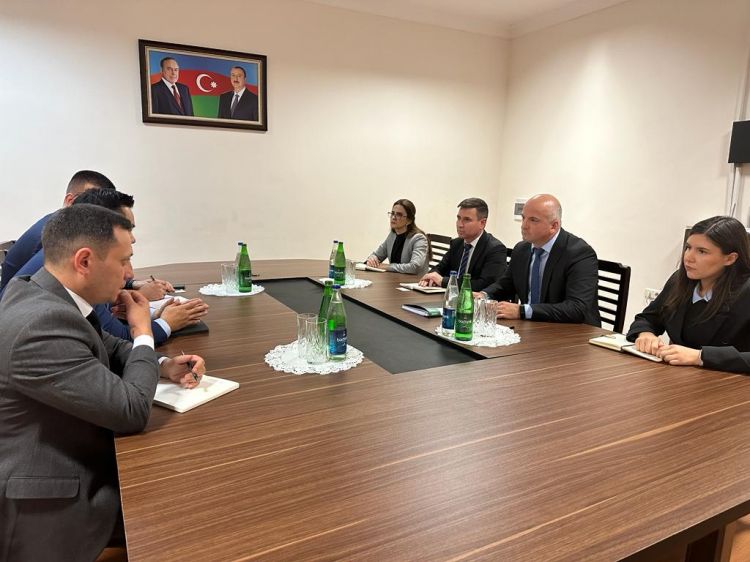Naxçıvan Muxtar Respublikası təhsil nazirinin müavini Huaweı Tech Azərbaycan MMC-nin  Baş Direktoru David Xu ilə görüşüb<font color=red> - FOTOLAR</font>
