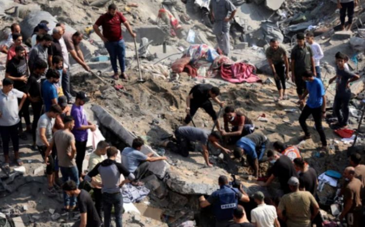 "Guardian": "İsrail HƏMAS-ın 12 mindən çox obyektinə zərbə endirib"