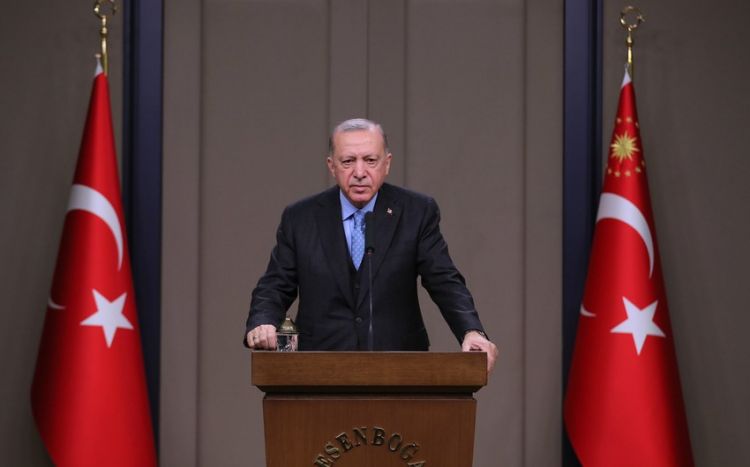 Türkiyə Prezidenti: “Qarabağ müharibəsində ən mühüm həmrəyliyi göstərmişik”