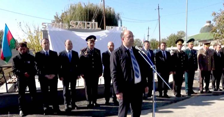 Şəhid Sahil Cəlilovun xatirəsinə bulaq-abidə ucaldılıb<font color=red> - VİDEO</font>
