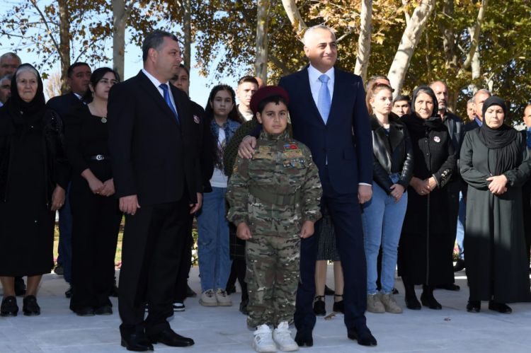 Naxçıvanda ilk şəhidlər abidə-memorial kompleksi Babəkdə istifadəyə verildi<font color=red> - FOTOLAR</font>