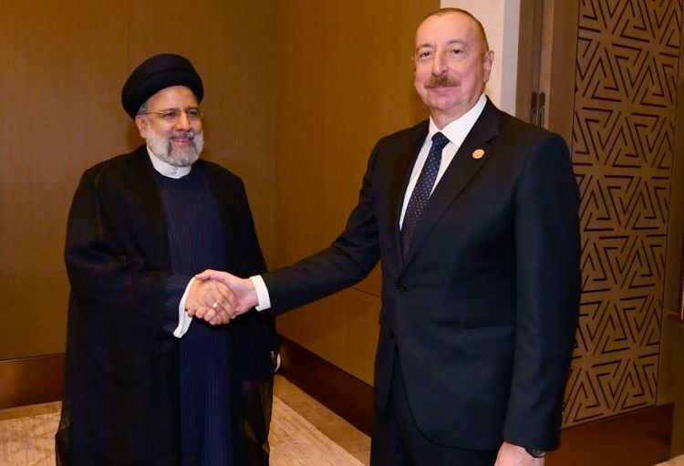 Daşkənddə Prezident İlham Əliyevin İran Prezidenti Seyid İbrahim Rəisi ilə görüşü olub<font color='red'> - YENİLƏNİB</font><font color=red> - FOTOLAR</font>