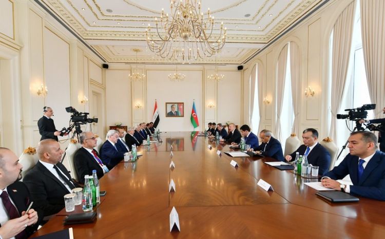 Azərbaycan və İraq prezidentlərinin geniş tərkibdə görüşü olub<font color='red'> - YENİLƏNİB 2</font>