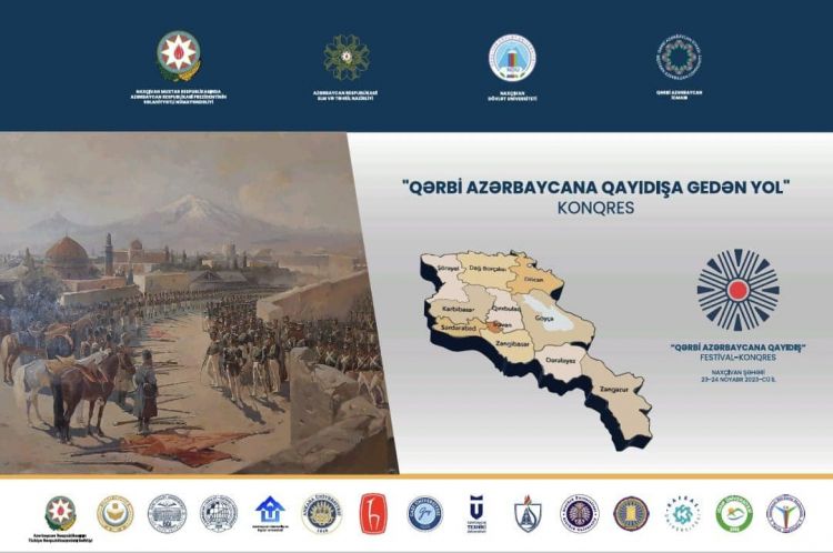 Azərbaycanda ilk dəfə Naxçıvanda “Qərbi Azərbaycana qayıdış”  festival-konqres keçiriləcək<font color=red> - FOTOLAR</font>