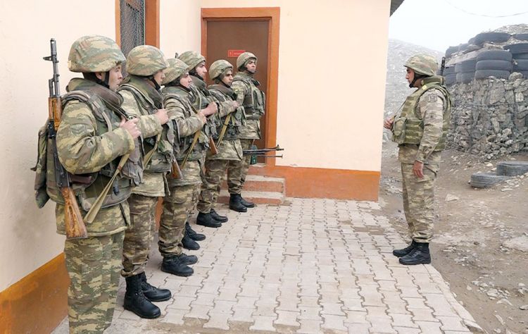 Əlahiddə Ümumqoşun Ordunun ön xətt bölmələri qış mövsümünə tam hazırdır<font color=red> - VİDEO</font>