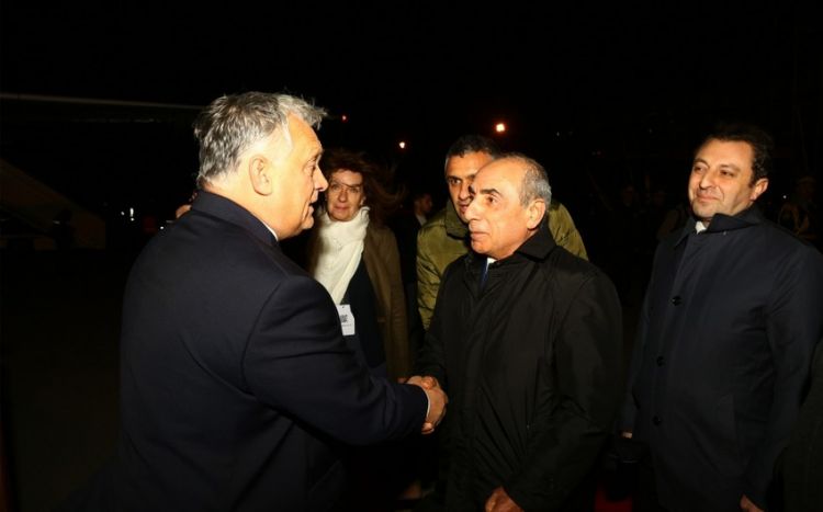 Macarıstanın Baş naziri Viktor Orban Azərbaycana işgüzar səfərə gəlib