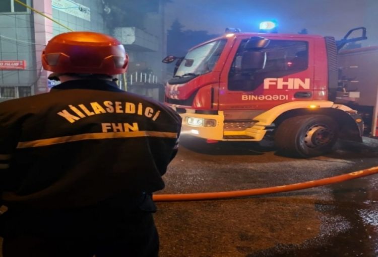 FHN: Bakıda baş verən yanğında xəsarət alan olmayıb