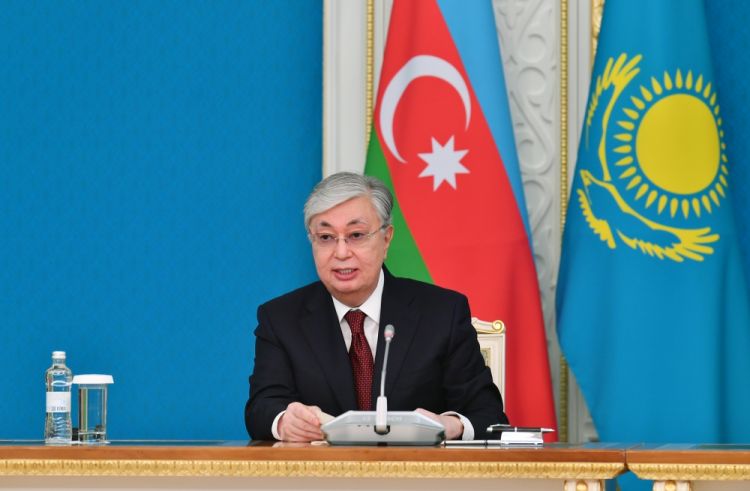 Qazaxıstan Prezidenti Kasım-Jomart Tokayevin Azərbaycana işgüzar səfəri başlayıb