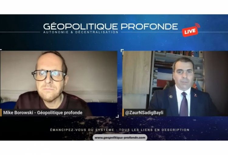 Diaspor fəalı Fransa kanalında Azərbaycan həqiqətlərini diqqətə çatdırıb
