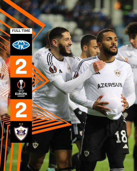Avropa Liqası: “Qarabağ” “Molde” ilə heç-heçə edərək, Konfrans Liqasının pley-offuna vəsiqəni təmin edib