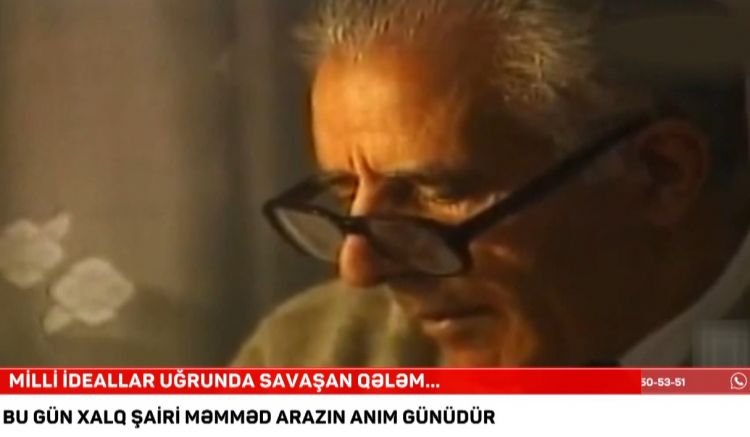 Bu gün Xalq şairi Məmməd Arazın anım günüdür<font color=red> - VİDEO</font>