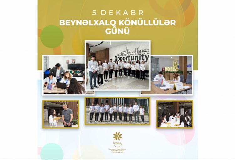 KOBİA-da könüllü fəaliyyətinə cəlb edilən gənclərin sayı açıqlanıb
