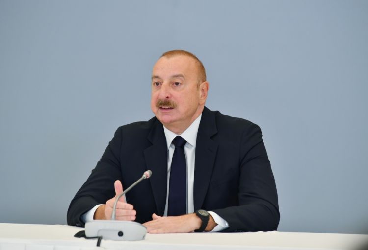 Prezident İlham Əliyev: Suverenliyimizi bərpa edəndə Qarabağda böyük həcmdə çoxsaylı erməni hərbi kontingenti var idi