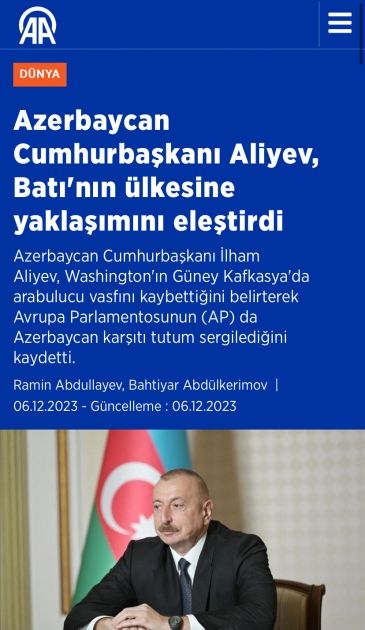 Prezident İlham Əliyevin ADA Universitetindəki forumda səsləndirdiyi fikirlər Türkiyə mediasında geniş işıqlandırılıb<font color=red> - FOTOLAR</font>