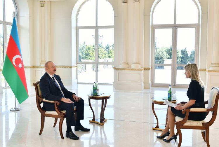 Azərbaycan Prezidenti İlham Əliyev “Euronews” televiziyasına müsahibə verib<font color='red'> - YENİLƏNİB</font><font color=red> - FOTOLAR</font>