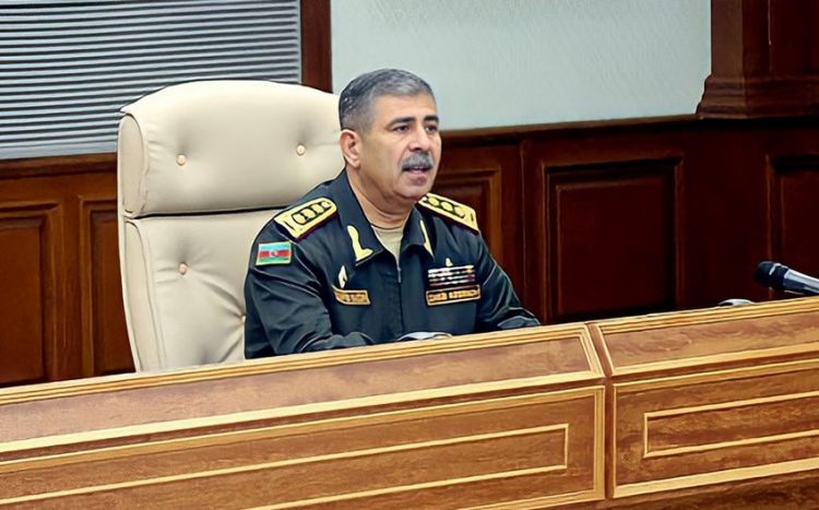 Müdafiə Nazirliyinin Kollegiya iclası keçirilib, Zakir Həsənov gələn il üçün tapşırıqlar verib
