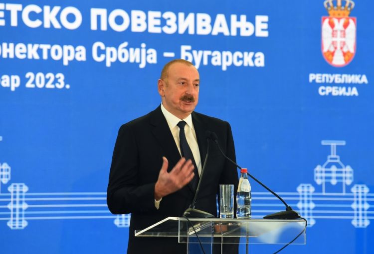Prezident: Bu il Azərbaycanın Avropa məkanına qaz ixracı təxminən 12 milyard kubmetrə çatacaq