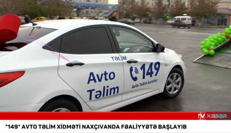 Naxçıvanda ilk dəfə “149” avto təlim qaynar xətt xidməti fəaliyyətə başlayıb<font color=red> - VİDEO</font>