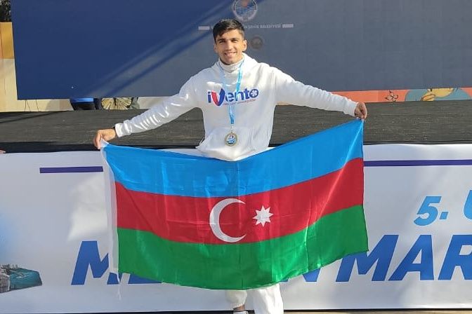 Azərbaycan idmançısı V Beynəlxalq Mersin Marafonunun medalına layiq görülüb<font color=red> - FOTOLAR</font>