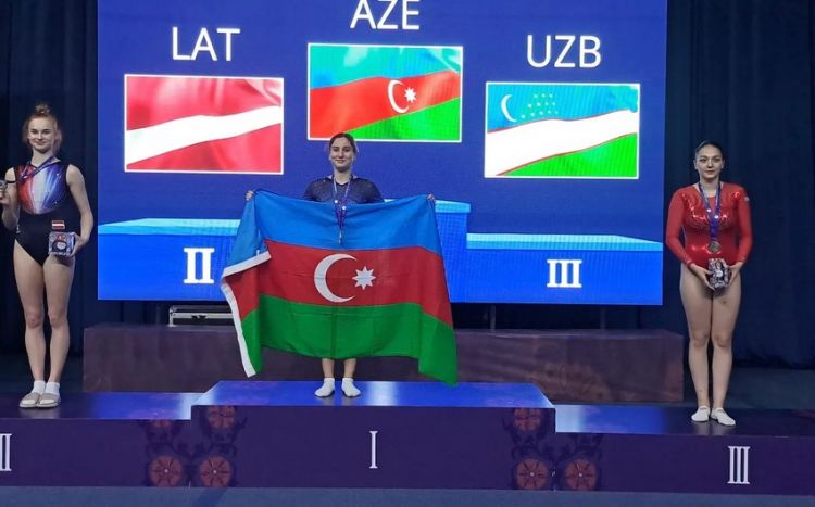 Azərbaycan gimnastları beynəlxalq turnirdə 3 medal qazanıblar<font color=red> - FOTOLAR</font>