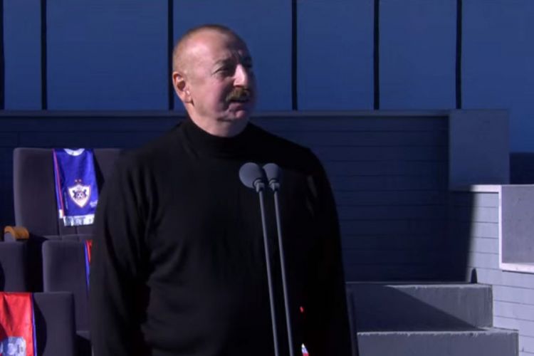 Prezident İlham Əliyev: “Qarabağ” – MOİK futbol matçının Xankəndidə keçirilməsinin çox böyük mənası var