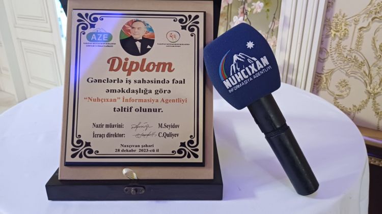 NUHÇIXAN gənclərlə iş sahəsində fəal əməkdaşlığa  görə təltif olunub