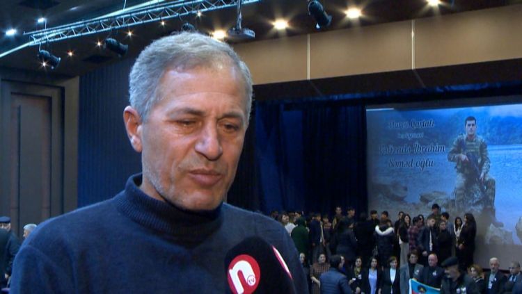 Şəhid İbrahim Vəlizadənin anım günü münasibətilə tədbir keçirilib<font color=red> - VİDEO</font>