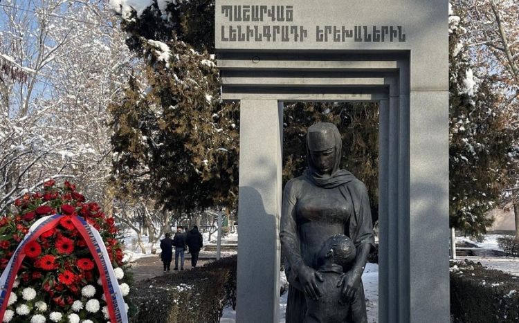 Rusiyanın Ermənistandakı səfirliyi blokadaya həsr olunmuş abidənin təhqir edilməsindən hiddətlənib