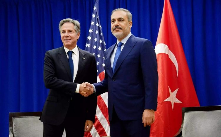 Türkiyənin XİN başçısı və ABŞ dövlət katibinin görüşü başa çatıb
