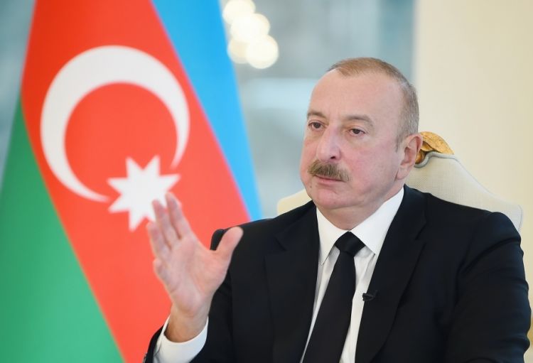Prezident İlham Əliyev telekanallara müsahibəsində Yeni Kaledoniyada saxlanılan azərbaycanlı jurnalist barədə danışıb
