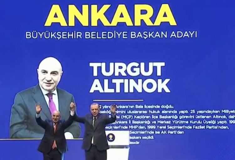 AKP bələdiyyə seçkilərində Ankara üçün namizədini açıqlayıb