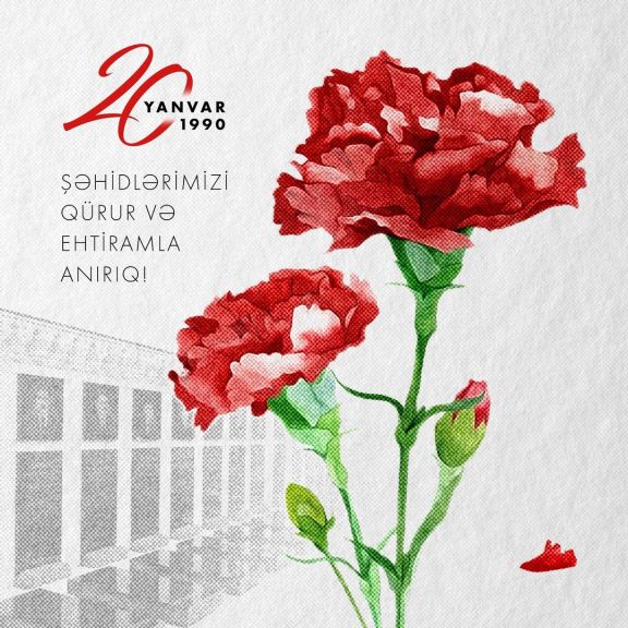 Mehriban Əliyeva 20 Yanvar faciəsi ilə bağlı paylaşım edib