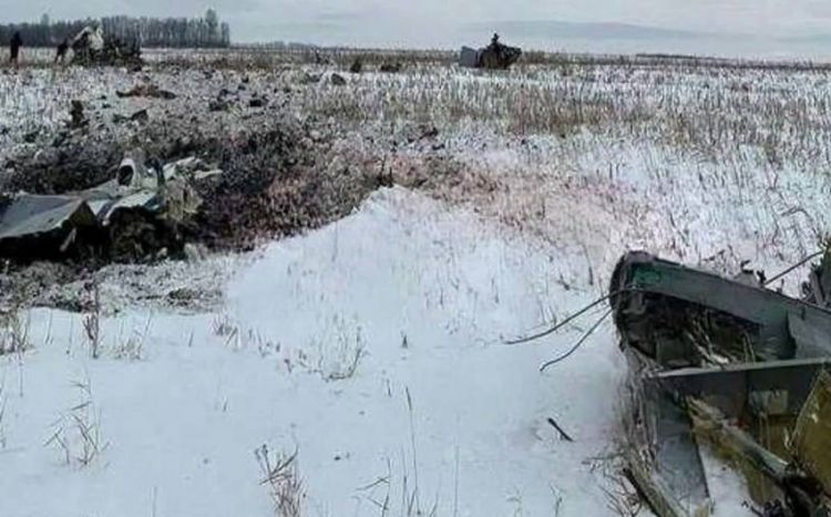 Ukrayna kəşfiyyatı: "Qəzaya uğrayan təyyarədə əsirlərin olmasına dair etibarlı mənbə yoxdur"