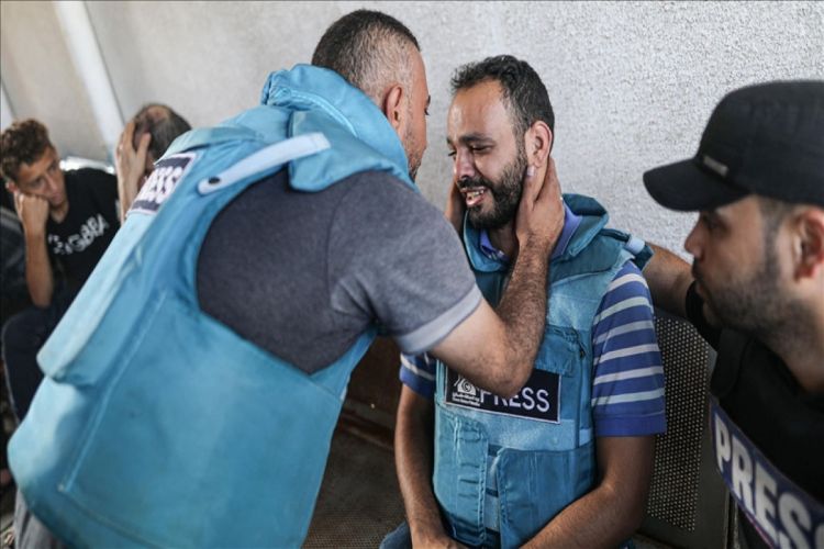 Ötən ay Qəzzada 14 jurnalist həlak olub