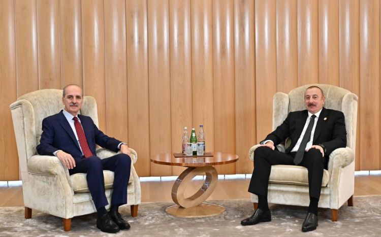 TBMM sədri İlham Əliyevi yenidən Prezident seçilməsi münasibətilə təbrik edib