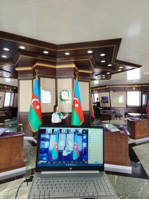 Naxçıvanda Muxtariyyətin 100 illiyinə həsr olunmuş interaktiv dərs keçirilib<font color=red> - FOTOLAR</font>